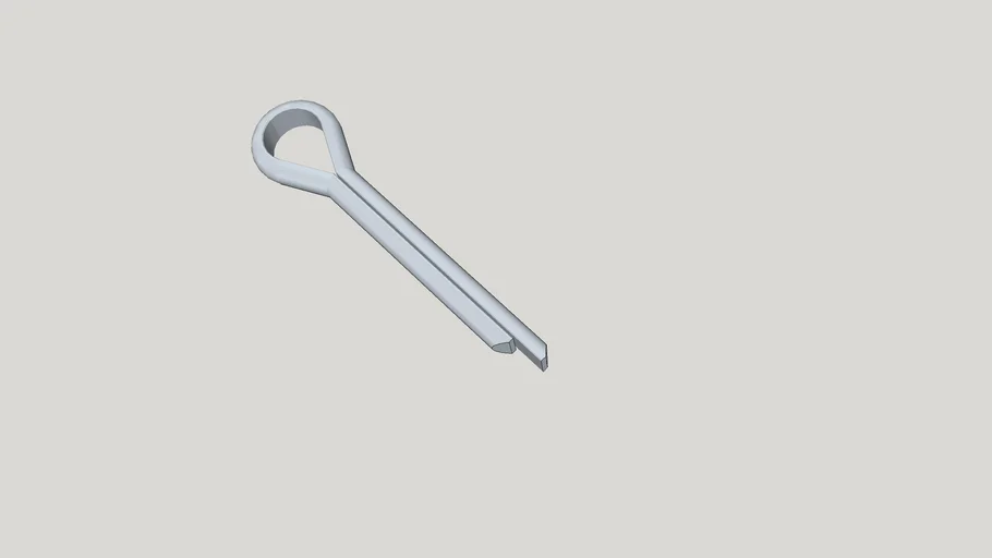 Goupille fendue diametre 4mm longueur 27mm