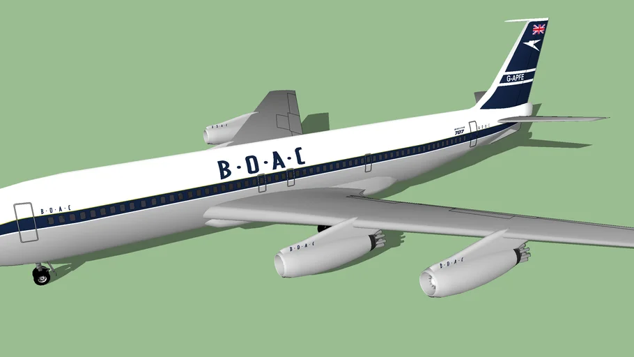 BOAC (1963) - Boeing 707-436