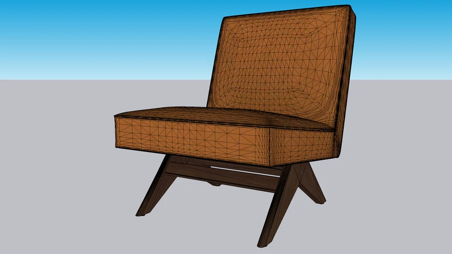 HENLEY LOUNGE CHAIR.Vintage Tan PU