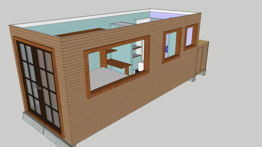 20' Shipping Container build-out plan EVA