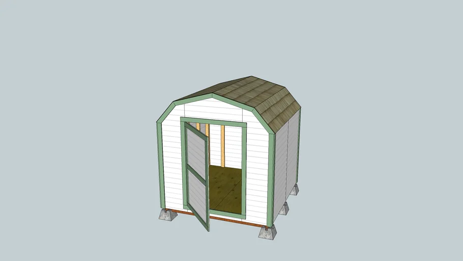 Garden Shed 8x8 Gambrel
