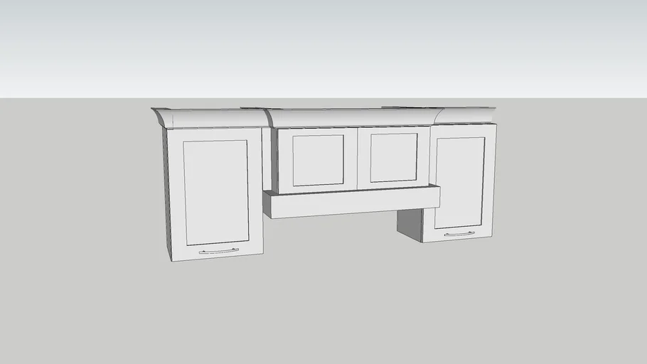 Wooden Kitchen Canopy