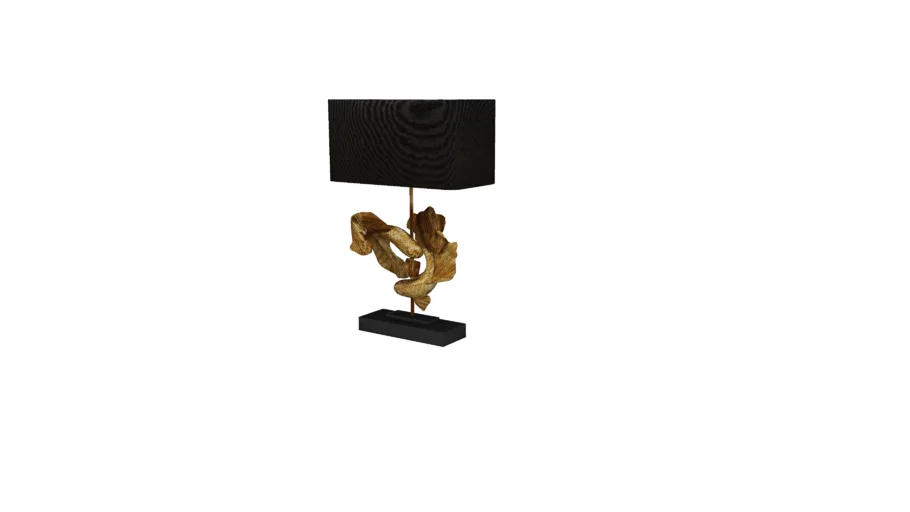 57743 Table Lamp Goldfish 53cm