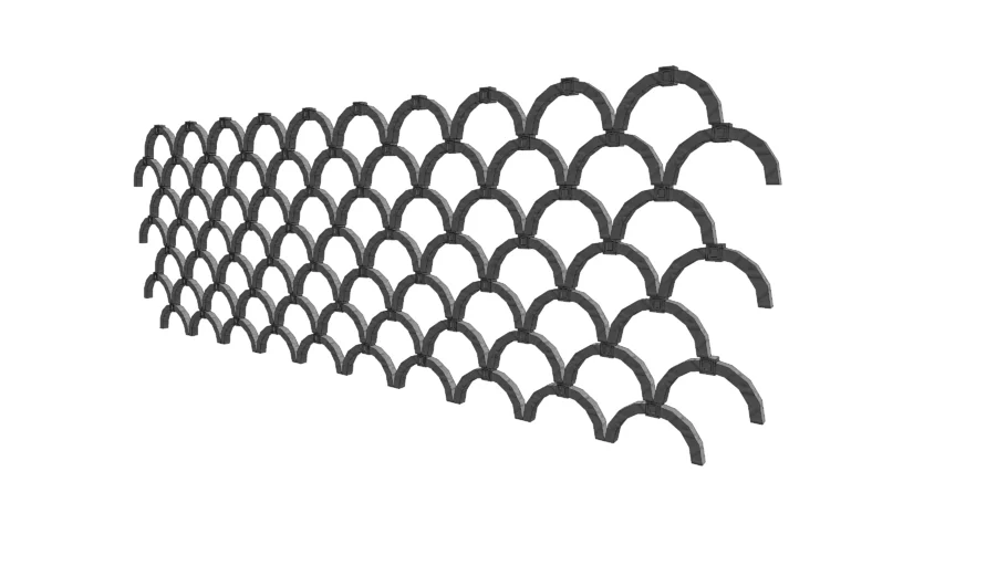 parapetto grata ferro battuto
