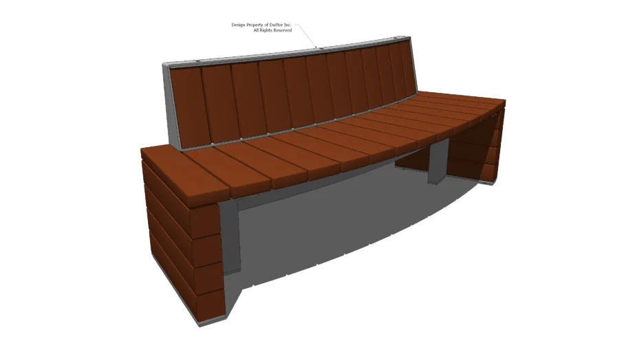 279-120I Curved Bench