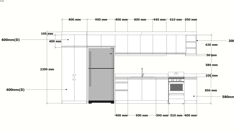Kitchen - Single Wall