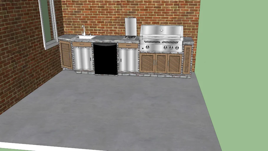 GRILL WITH KITCHEN/ PARRILOLERA CON COCINA