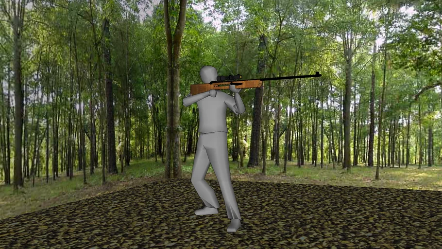 Homemade Scoped Air Rifle