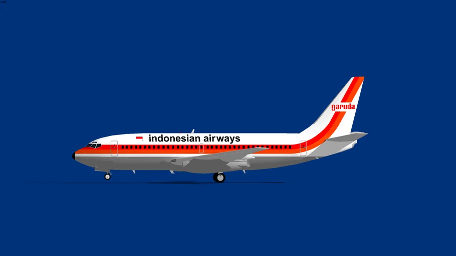 Garuda Indonesia Boeing 737-200 1