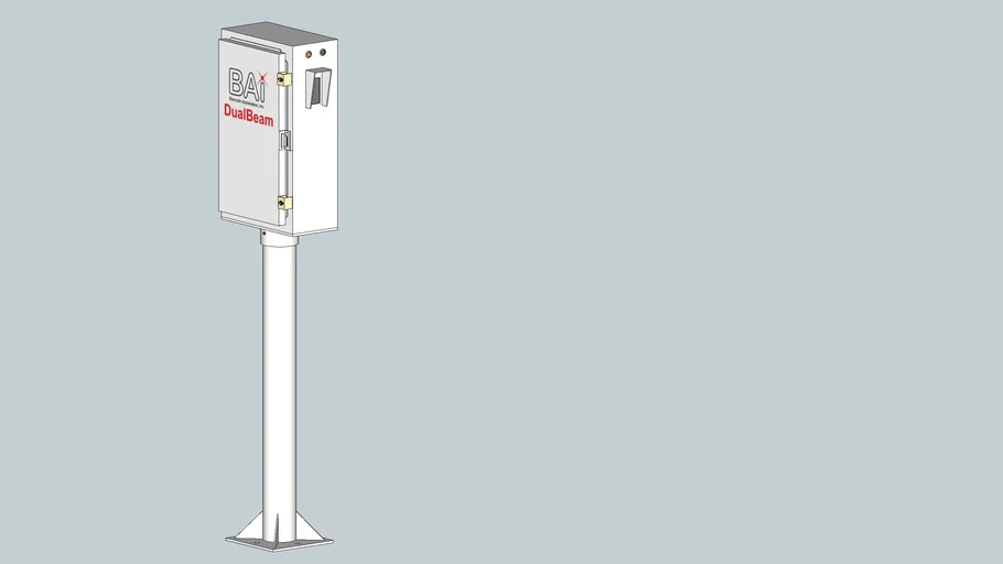 BA-220 DualBeam Barcode Reader with Mounting Post