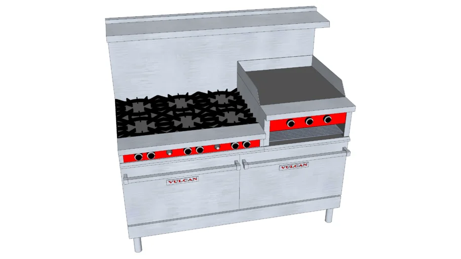 Commercial Kitchen Cooking Range