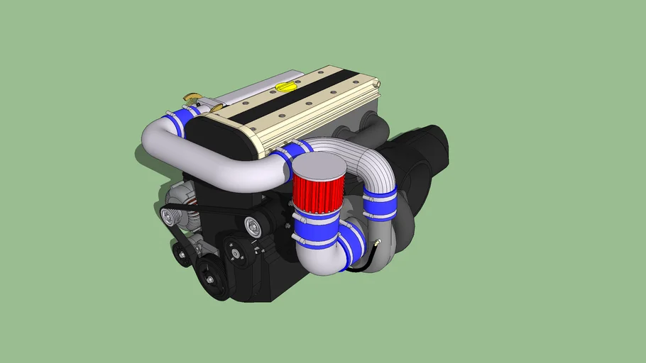 Opel C20XE 2.2 16v Turbo Engine