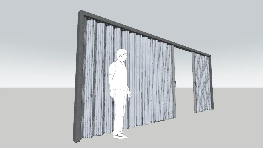 metal folding door