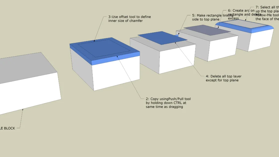 HOWTO  chamfer edges