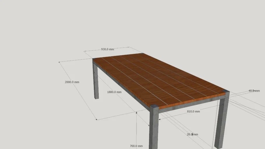 Outdoor table