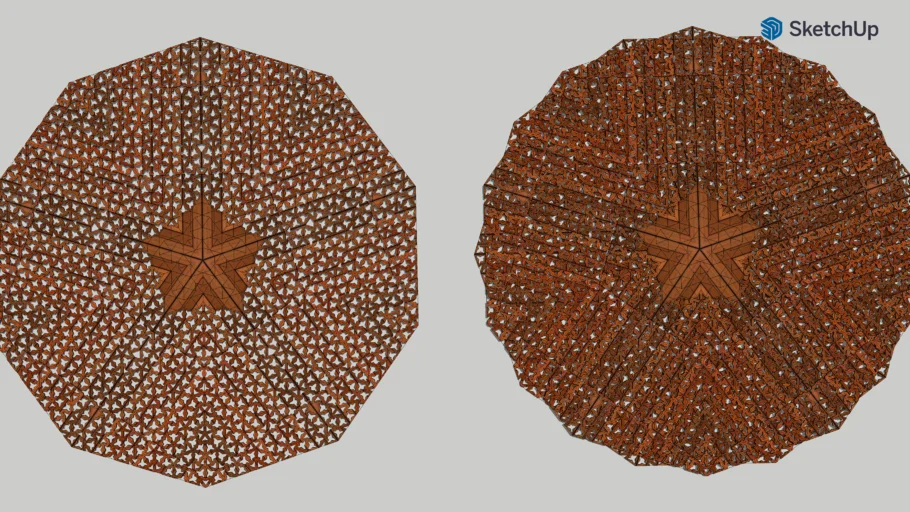 Islamic style wooden Jali