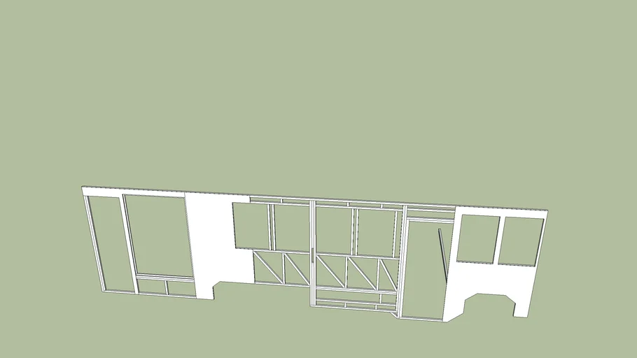 Trolley Right Profile with Sheet Metal