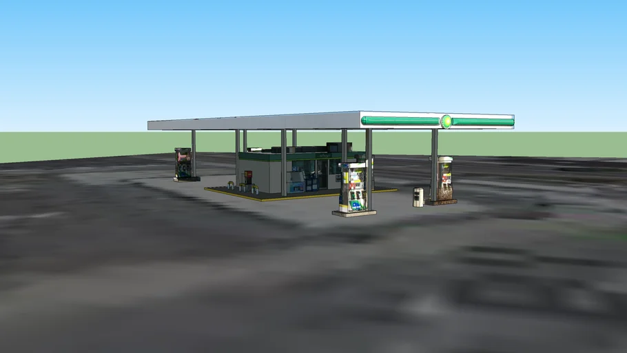 Belvidere and Grace BP Gas Station