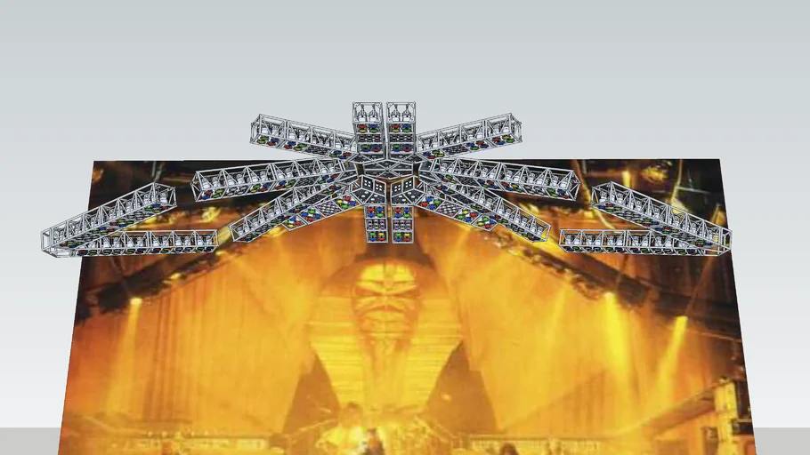 Iron Maiden 1985 World Slavery Tour Lighting