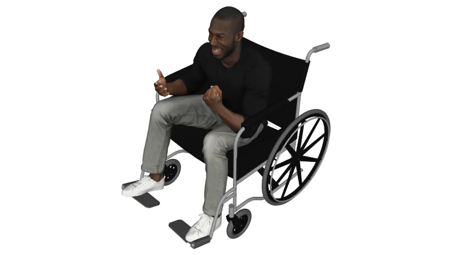 Wheelchair Man - Homem Cadeira de Rodas(Cadeirante) PNE