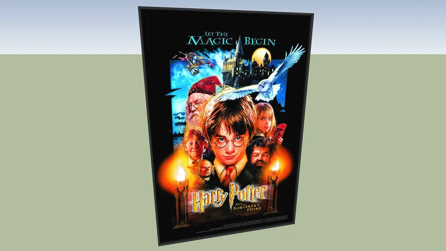 Framed Harry Potter Poster
