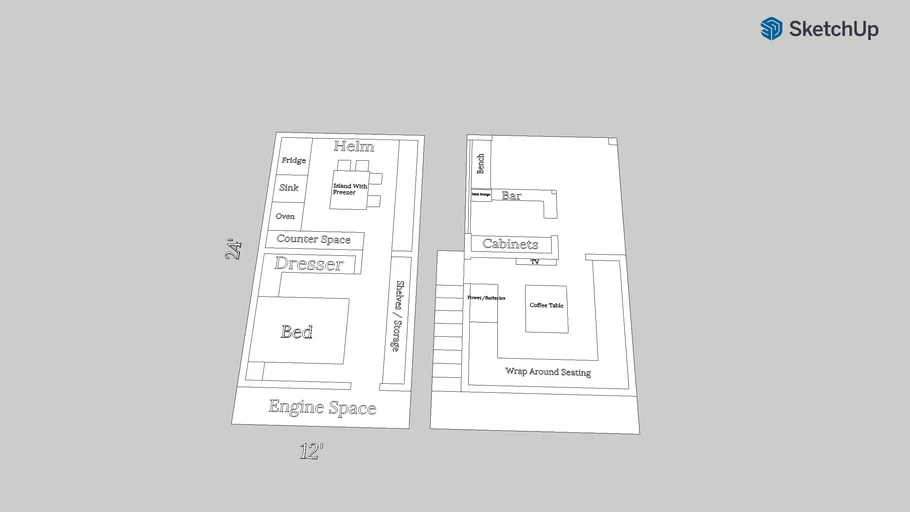 Floating Home Design - Floor Plan