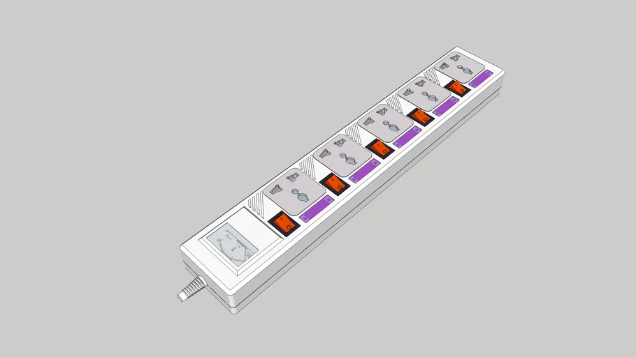 Standard Power Socket - 5 Sockets