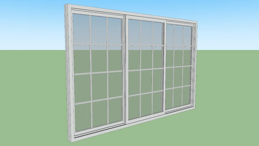 Pella Impervia Sliding Window - Third Vent