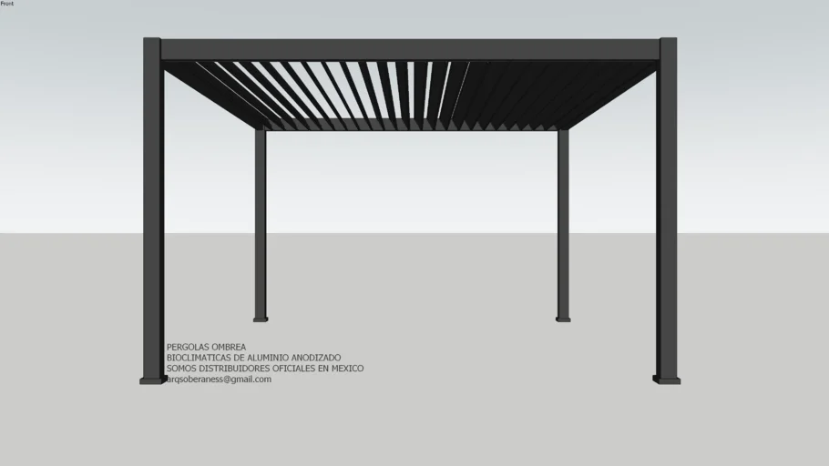 PERGOLA BIOCLIMATICA 4x4 OMBREA