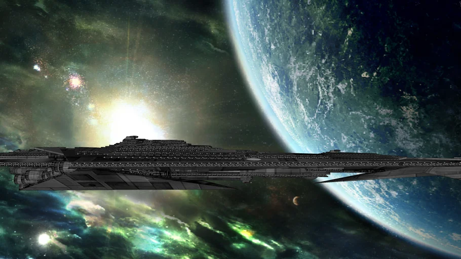 Fel Empire Super Heavy Hyper Star Destroyer IMPERATIONAL great Worldship "imperial sister ship"