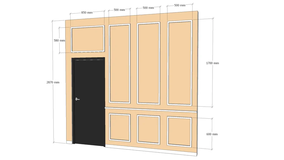 backdrop dinding | 3D Warehouse