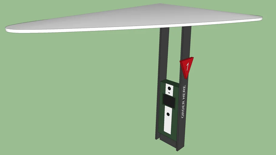 European McDonald's Drive-Thru intercom | 3D Warehouse