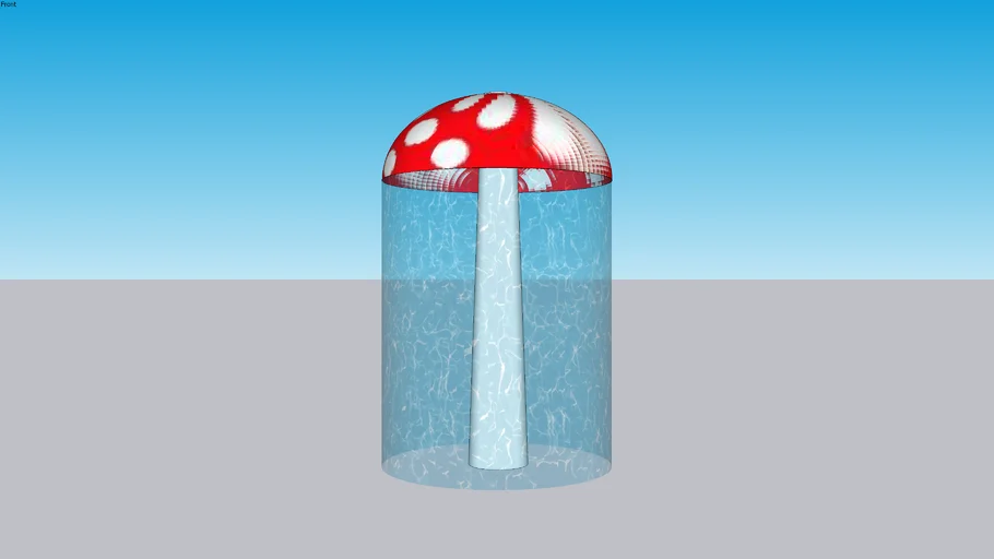 mushroom waterfall