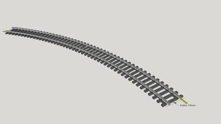 HORNBY R607 2nd Rad Standard Curve