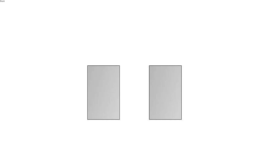 Square Black Frame Wall Mirror