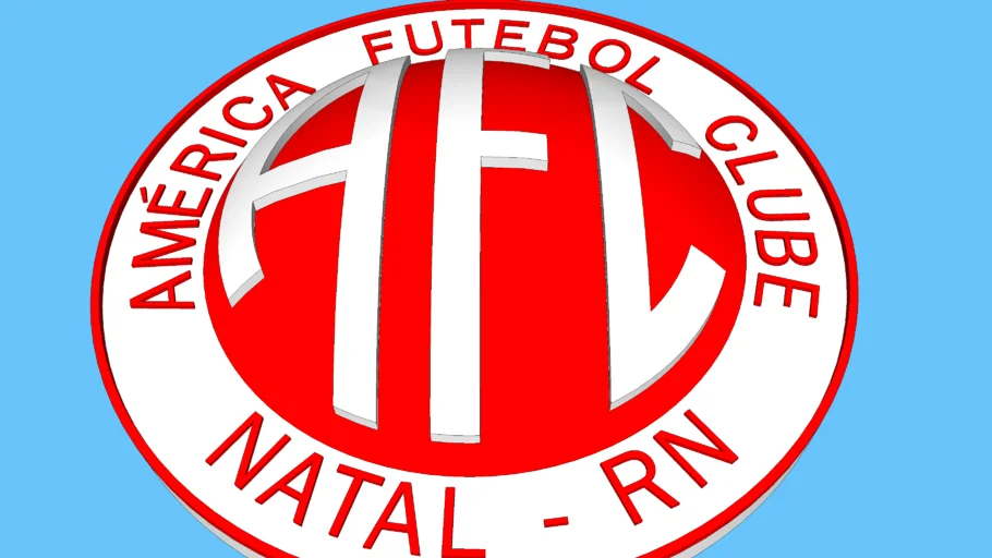 Escudo 3D do América de Natal