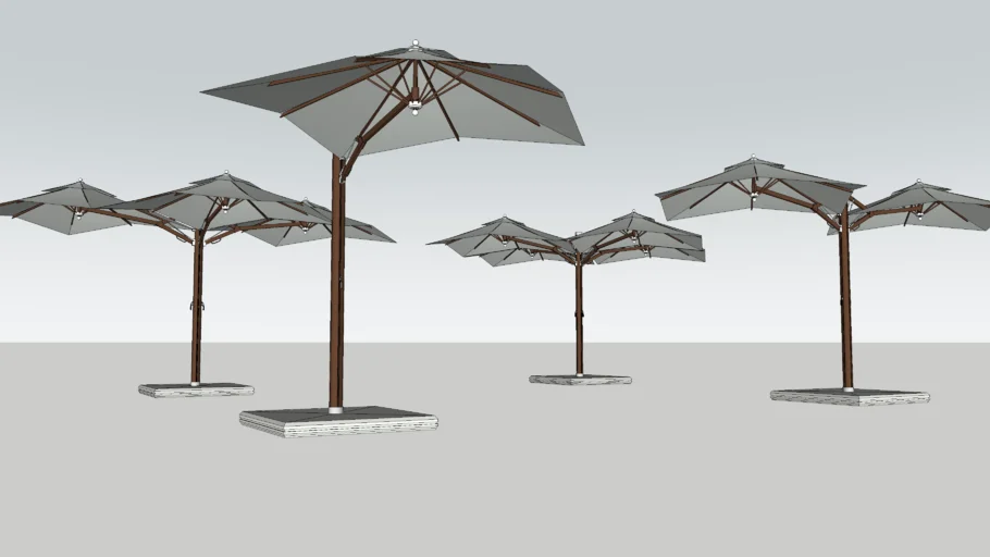 TUUCI _ Vineyard / Shade Pod parasols 
