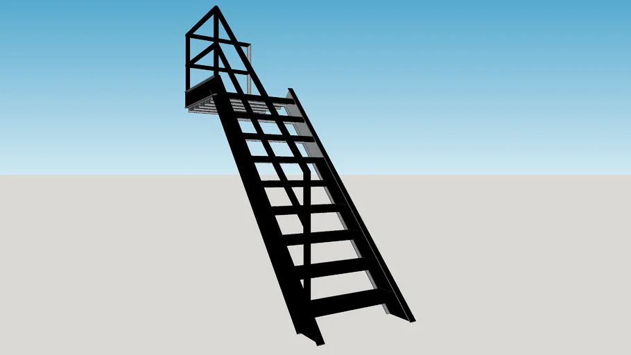 steel stairs