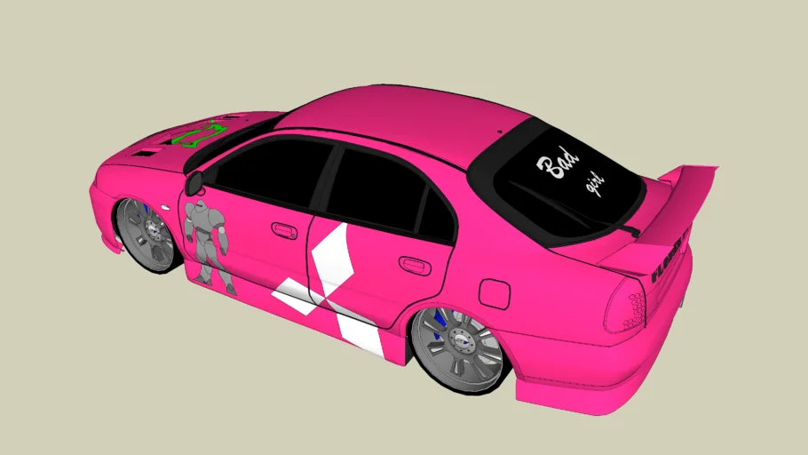 Tuned Mitsubishi Carisma (for girls)
