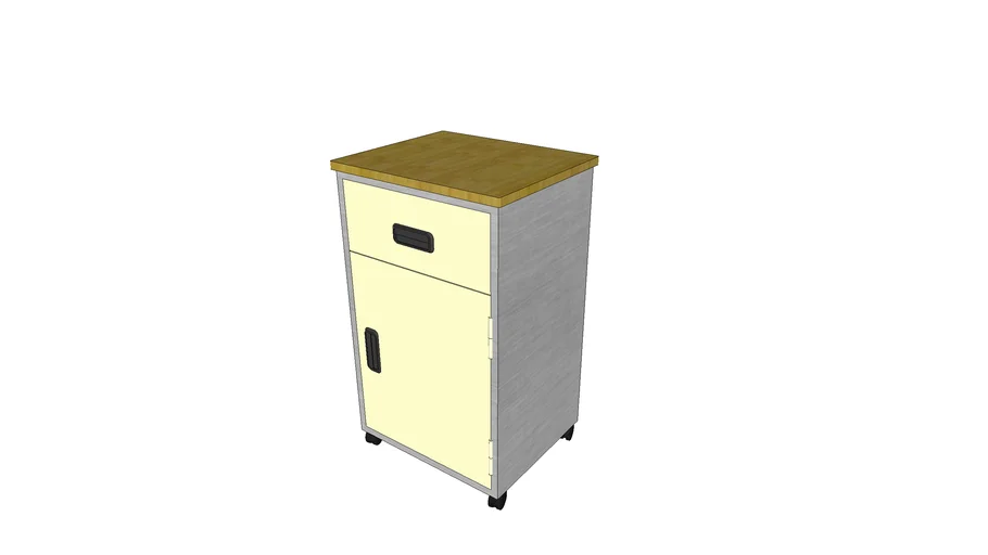 HOSPITAL BEDSIDE RACK- FWP 1000