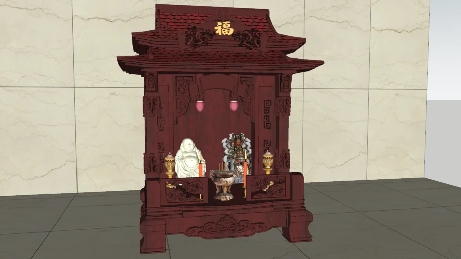 BÀN THỜ THẦN TÀI HIỆN ĐẠI