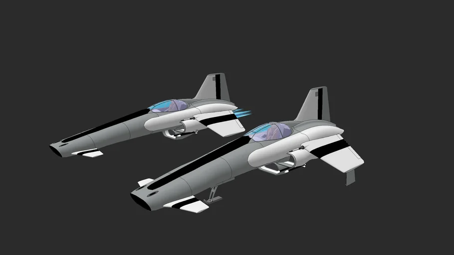 BSG Pit-Viper New landing gear and in flight