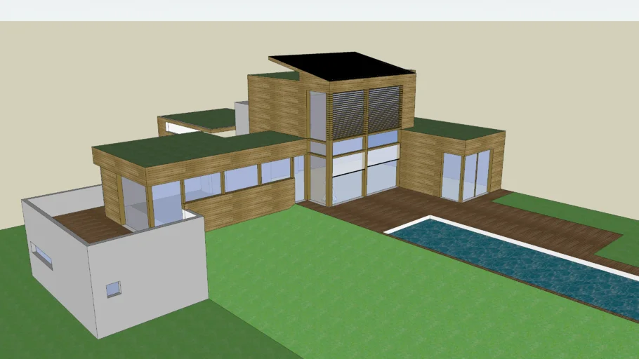 maison bois | 3D Warehouse