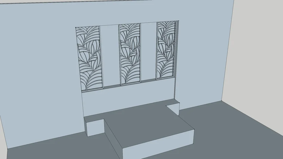 Tropical Leaf Panel