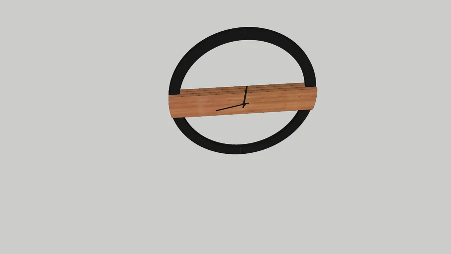 Wall round clock, clock