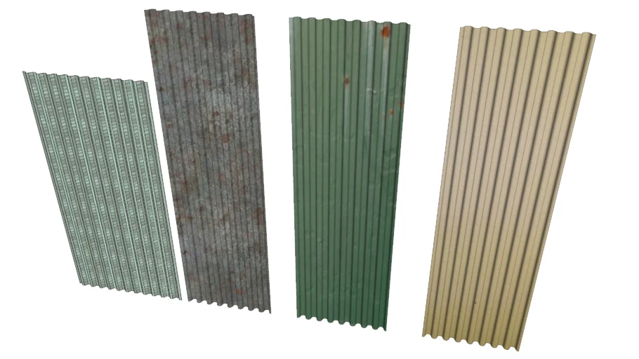 Roofing Materials-Corrugated (Selection)