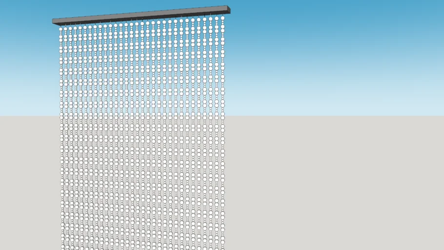 beaded curtain (sphere)  
