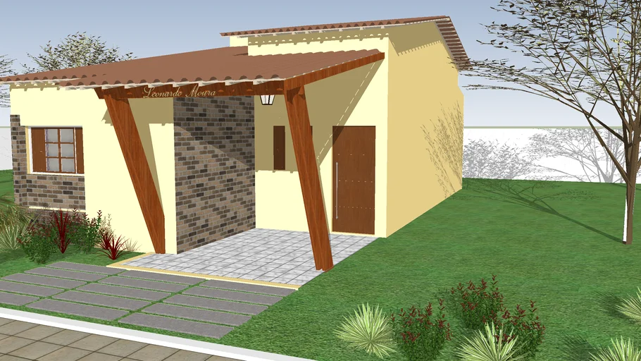 casa pequena 80m²