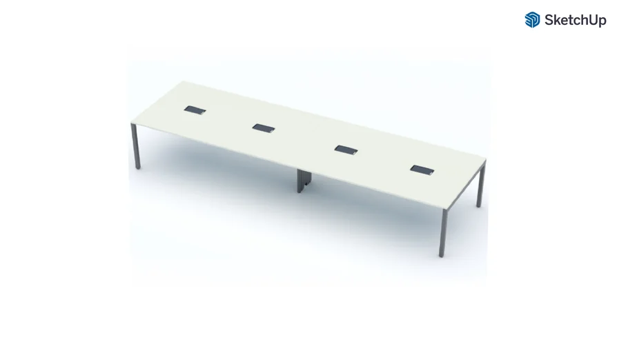 Mesa de reunião Cub - retangulares