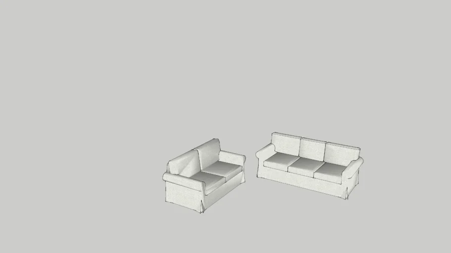 Ektorp white sofa ikea